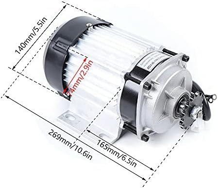 500W 48V Brushless Motor Kit for Tricycle / Rickshaw / 3-Wheel Bike - Image 2