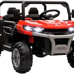 HOMCOM 12V Kids Electric Ride-On UTV